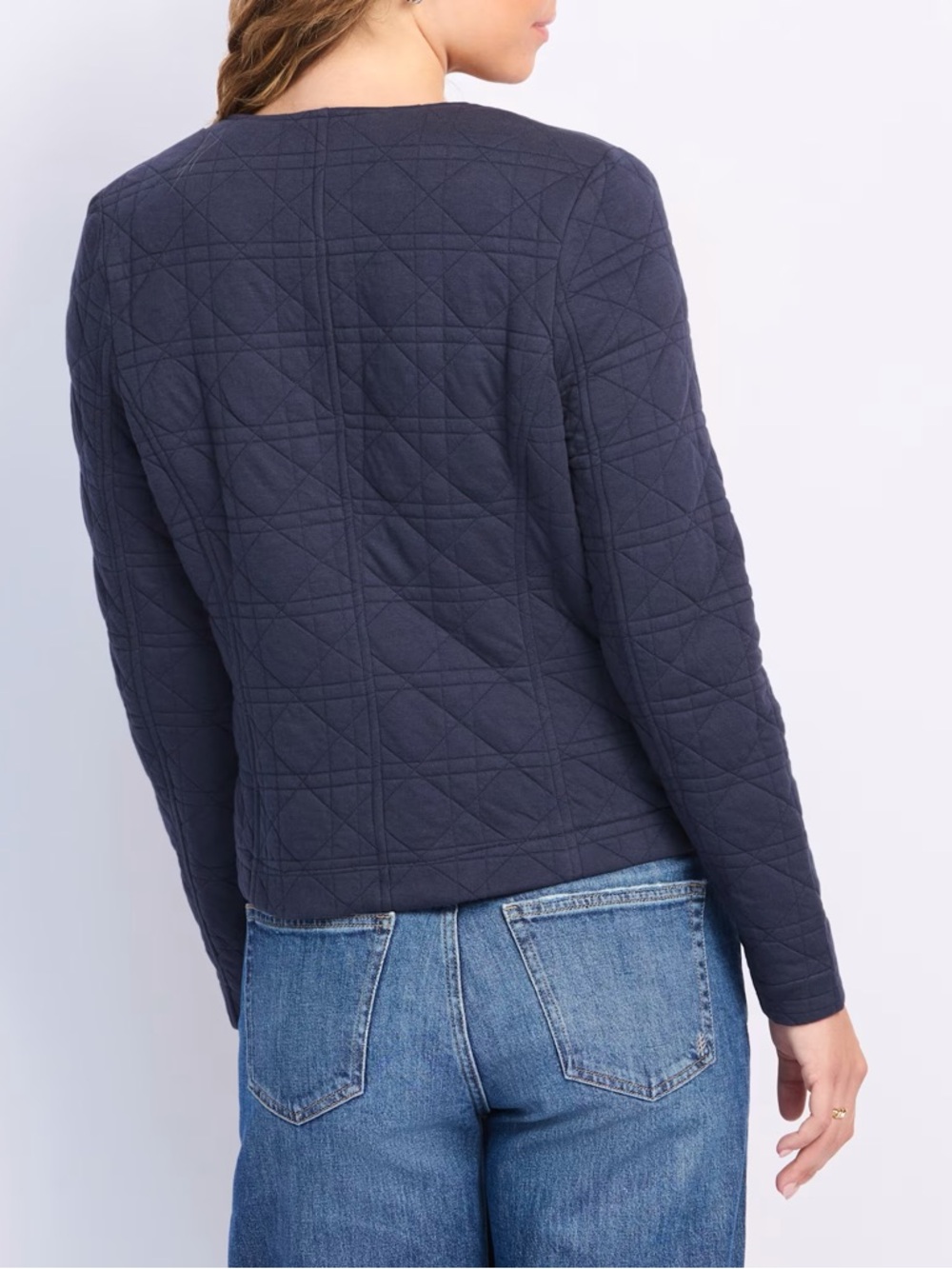 NWT BAGATELLE
Cora Collarless Quilted Knit Cropped Jacket - Picture 2 of 7